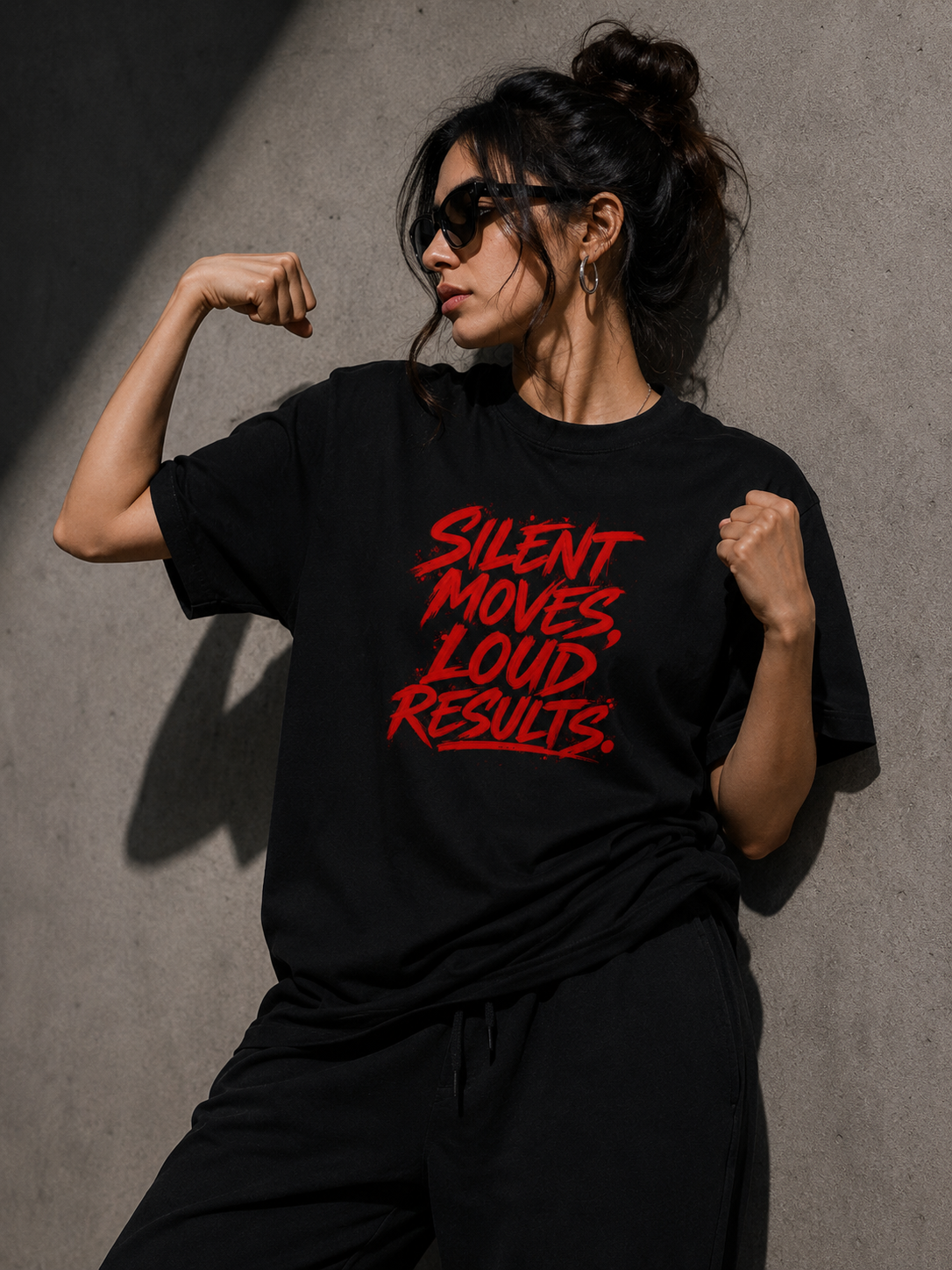 Silent Moves Loud Results Graphic T-Shirt