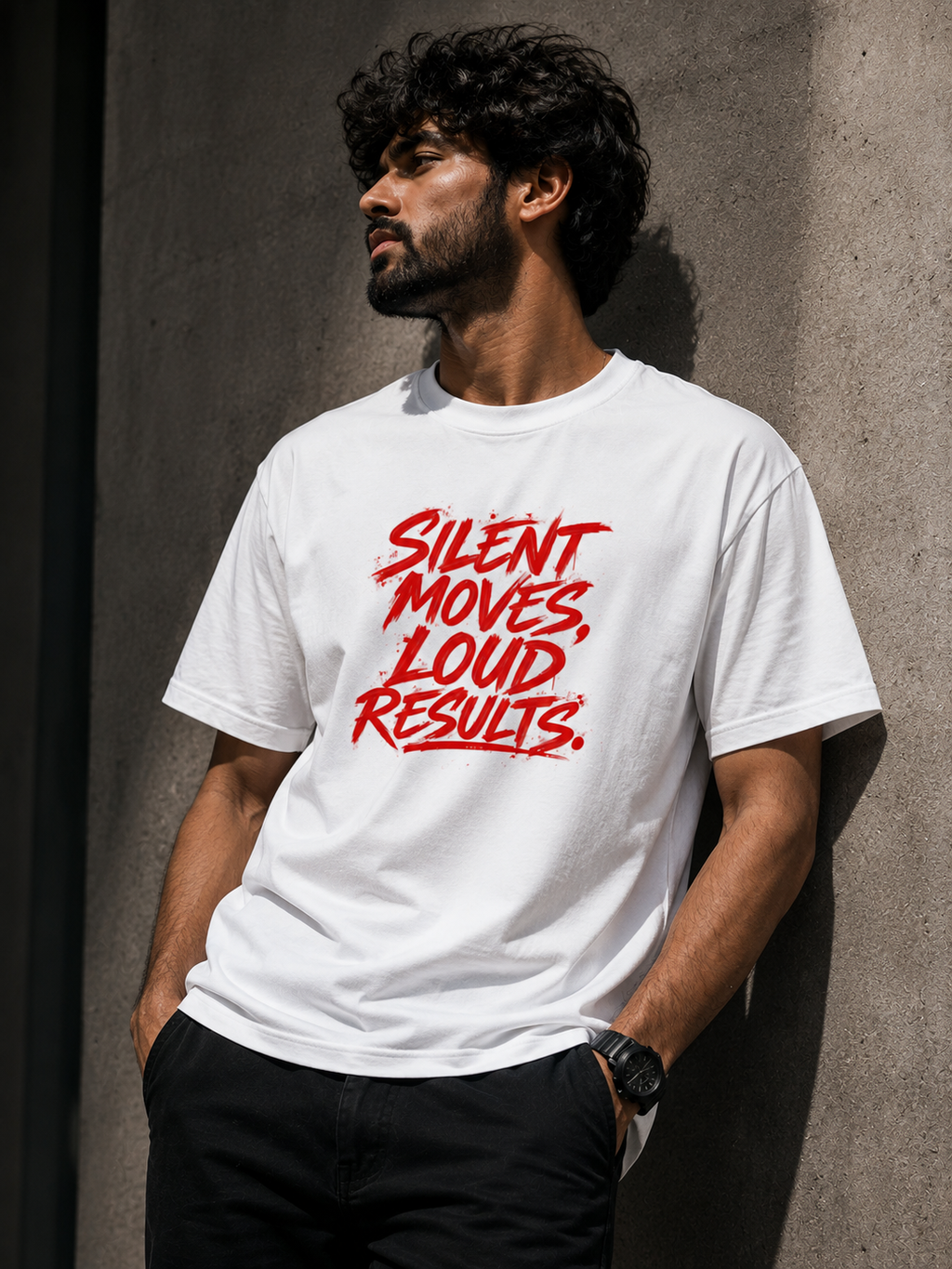 Silent Moves Loud Results Graphic T-Shirt