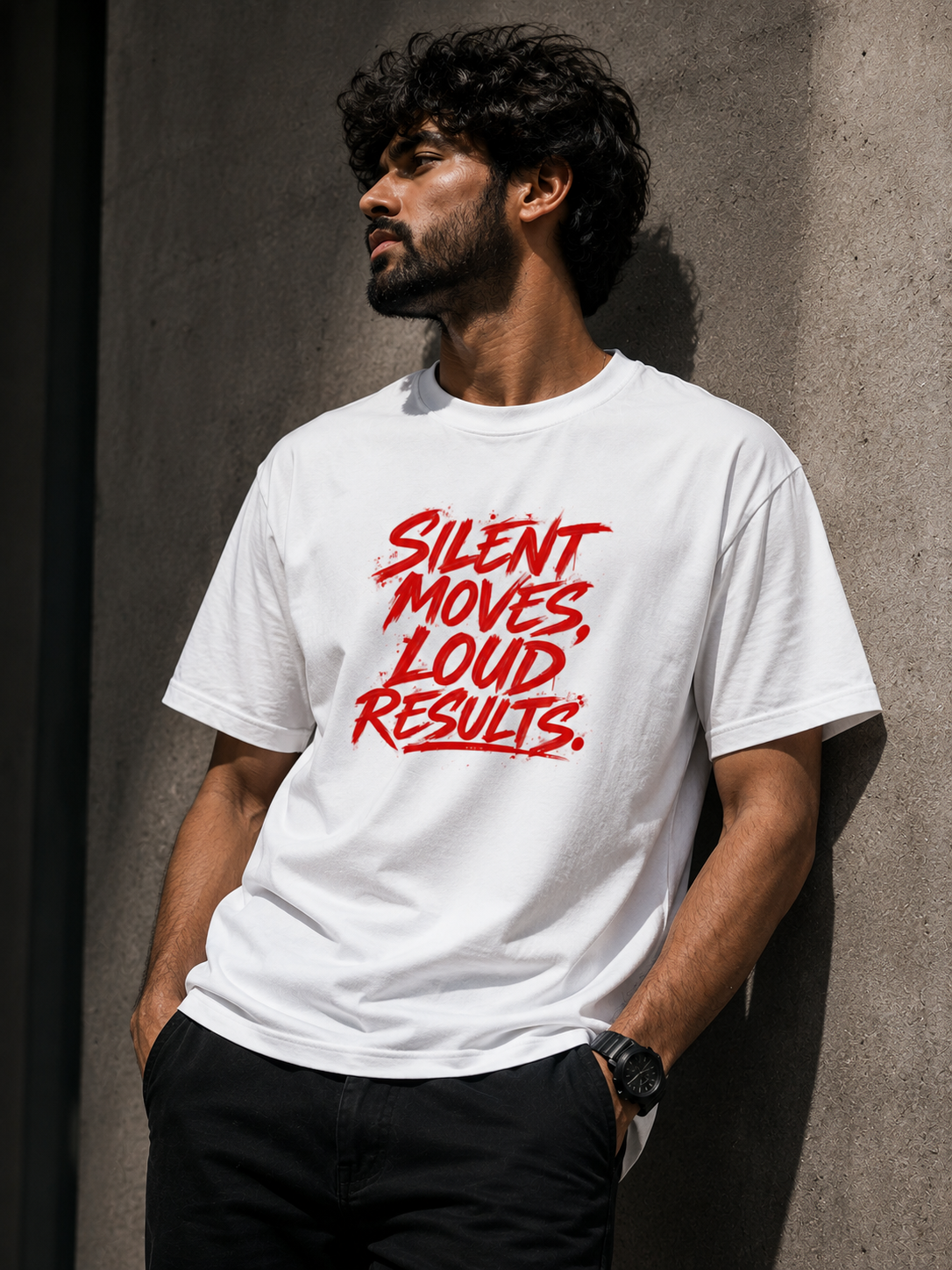 Silent Moves Loud Results Graphic T-Shirt