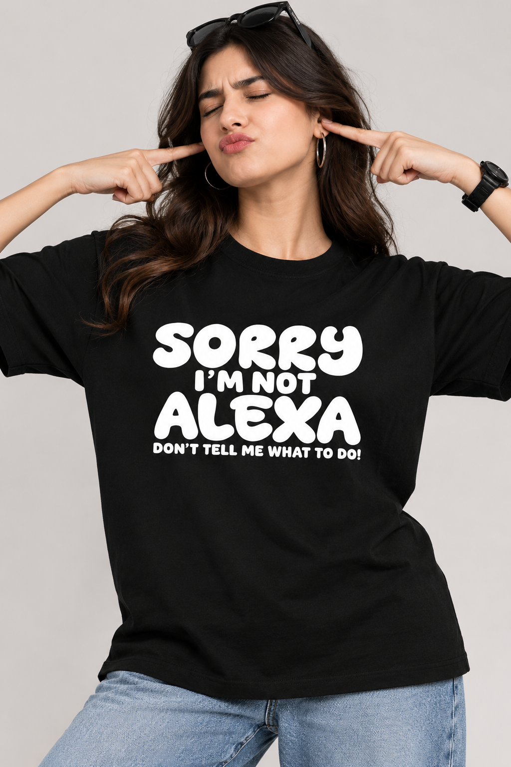Sorry I’m Not Alexa Graphic T-Shirt