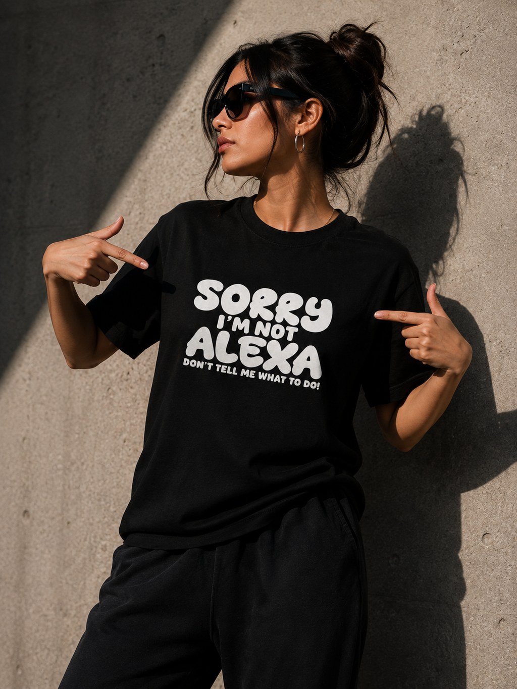 Sorry I’m Not Alexa Graphic T-Shirt