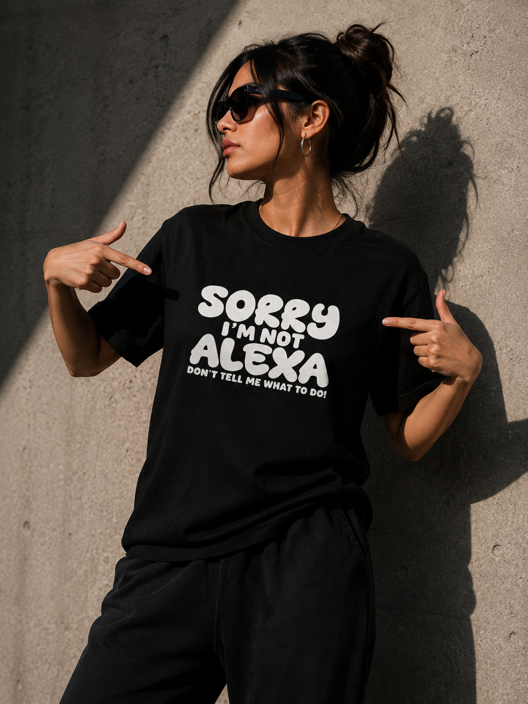 Sorry I’m Not Alexa Graphic T-Shirt