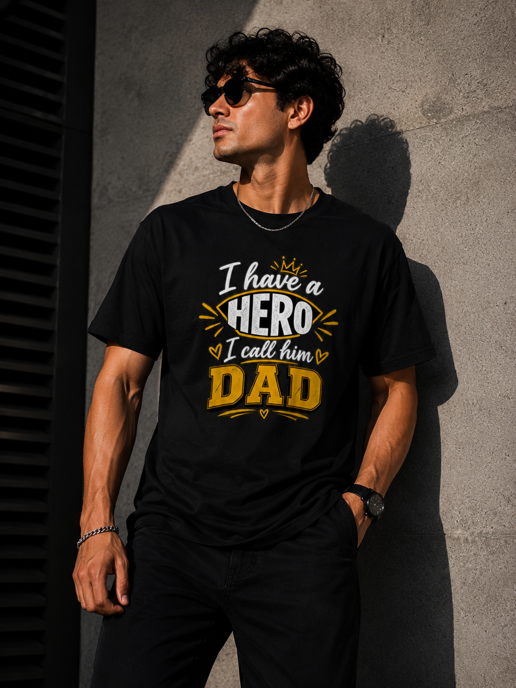 I Have a Hero I Call Him Dad Graphic T-Shirt