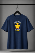 Duck You! You Ducking Duck Oversized Graphic T-Shirt