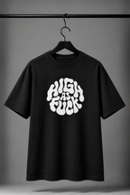 High As Fuck Oversized Graphic T-Shirt