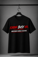 Karma Busy Hai Women’s Graphic T-Shirt