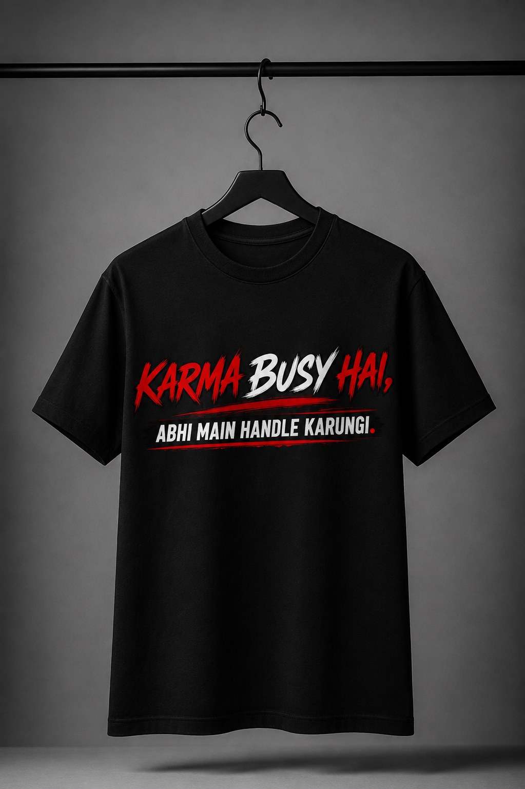 Karma Busy Hai Women’s Graphic T-Shirt