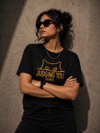 Judging You Silently Women’s Graphic T-Shirt