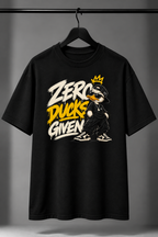 Zero Ducks Given Oversized Graphic T-Shirt
