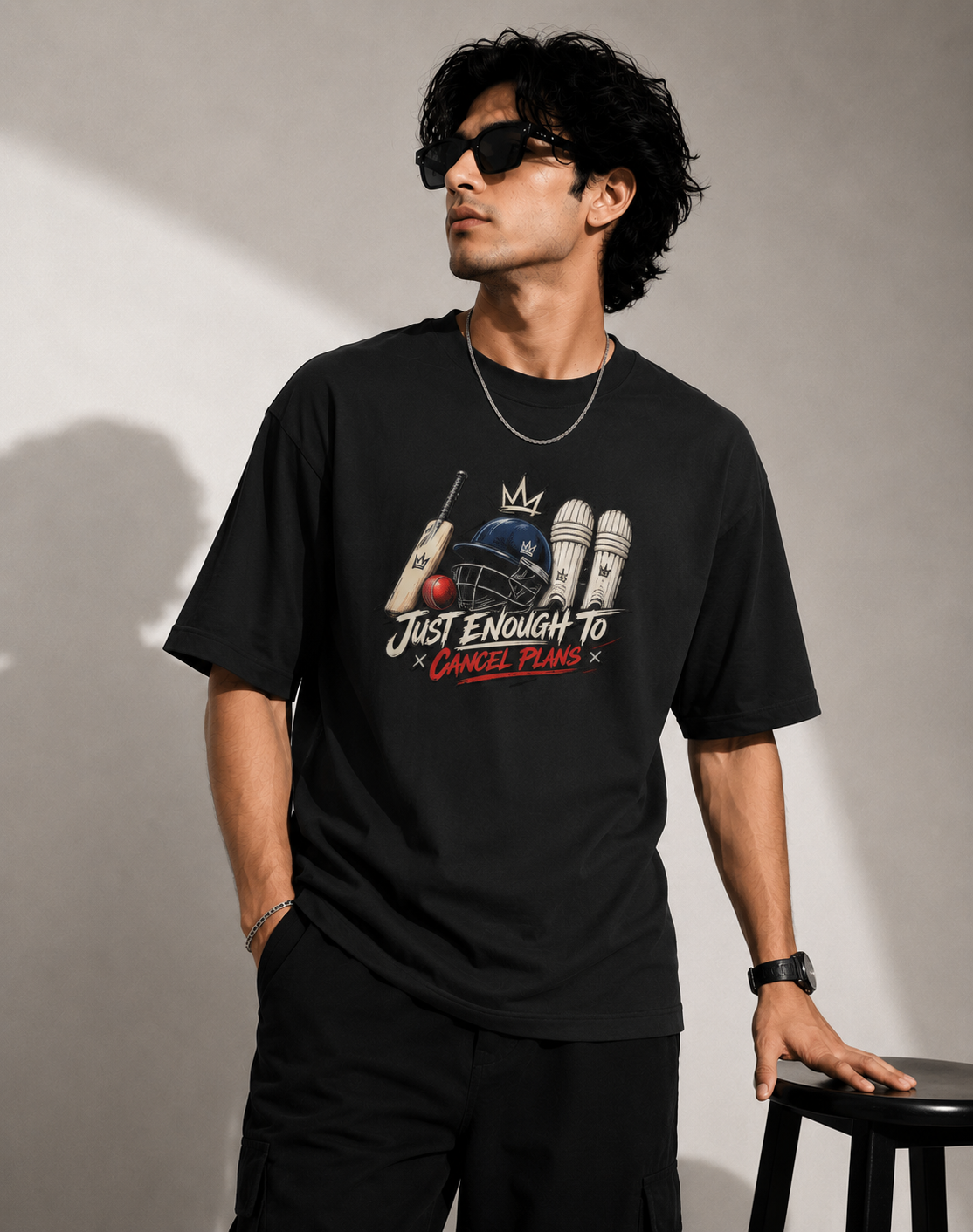 Cricket Club Oversized T-Shirt