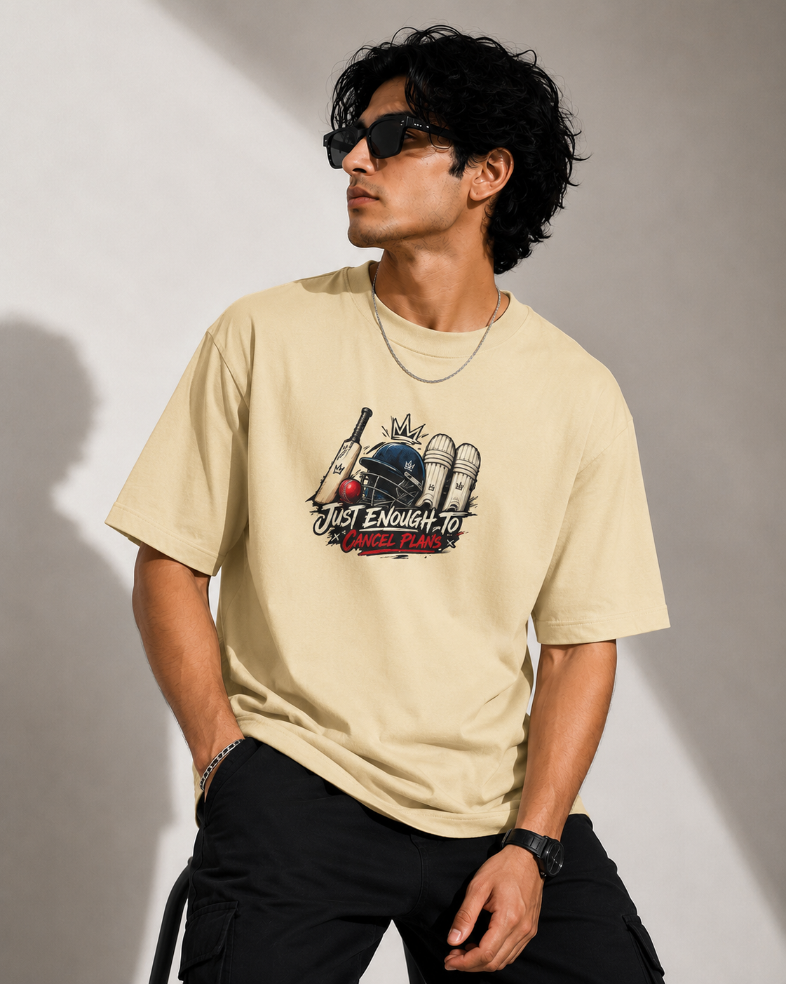 Cricket Club Oversized T-Shirt