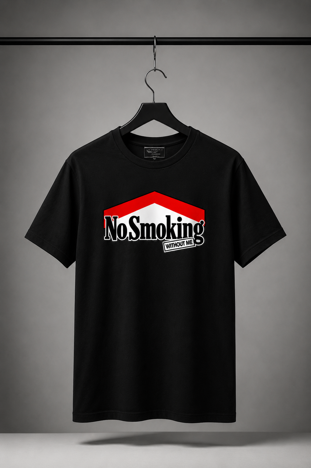 No Smoking Without Me Graphic T-Shirt