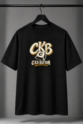 CKB – C Ka Button Oversized Graphic T-Shirt