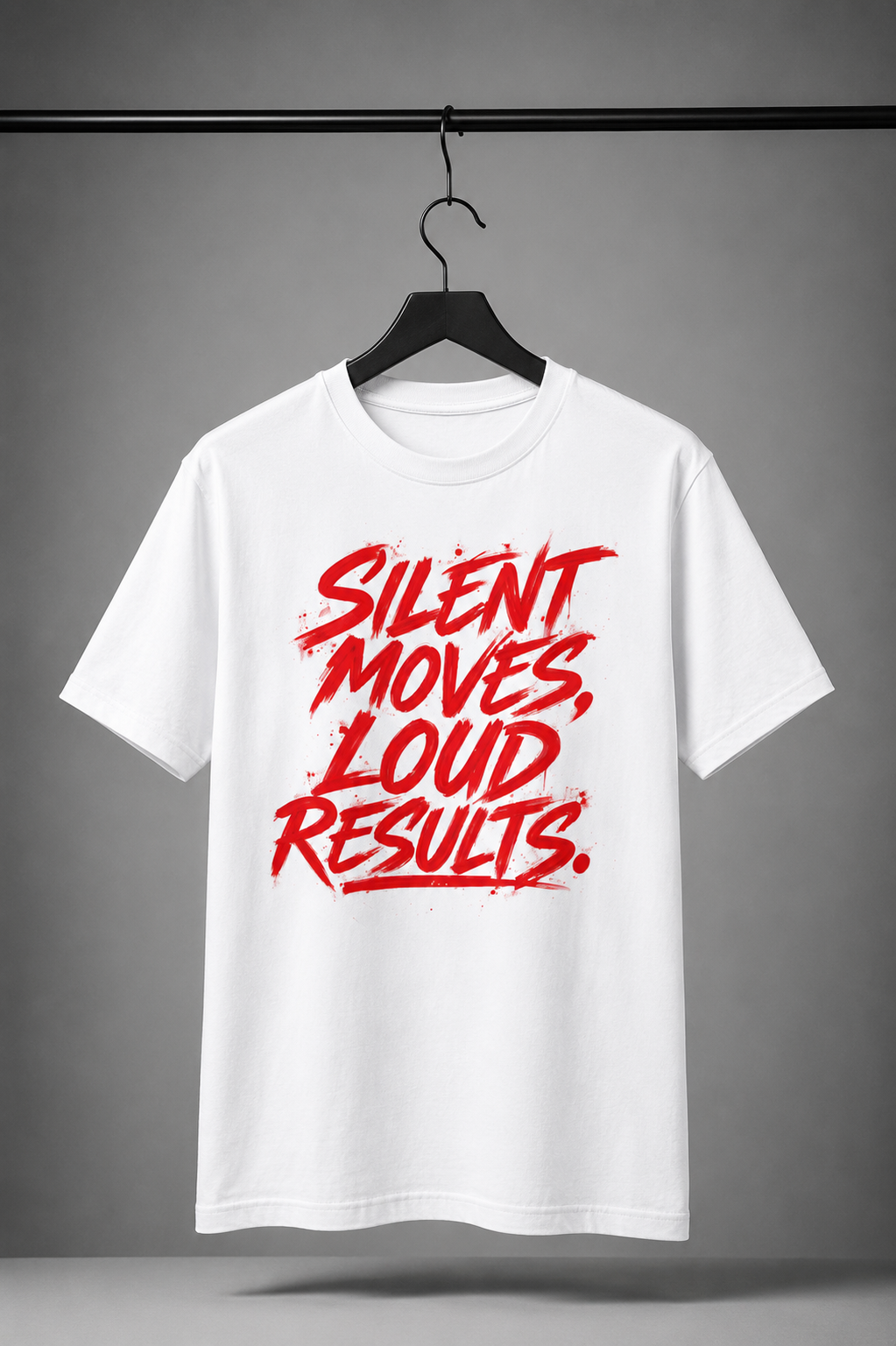 Silent Moves Loud Results Graphic T-Shirt