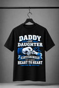 Daddy & Daughter Heart to Heart Graphic T-Shirt