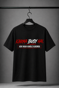 Karma Busy Hai Men’s Graphic T-Shirt