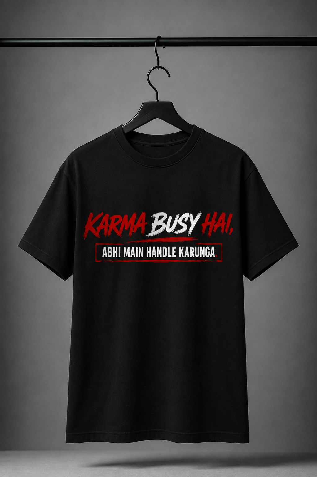 Karma Busy Hai Men’s Graphic T-Shirt